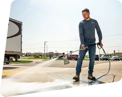 Easiwash team installing a central cleaning system